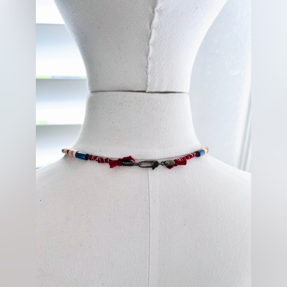 NIB GUCCI Beaded Anchor Necklace Authentic With Pouch Gift Box $970 - Picture 10 of 11